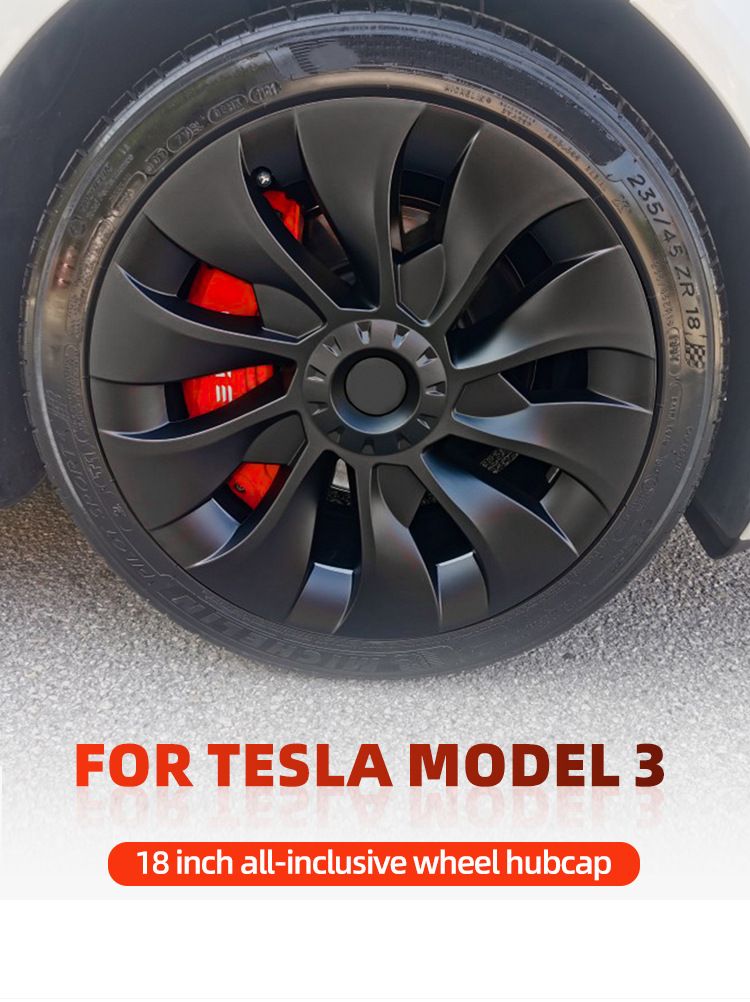Juego de 4 tapacubos de repuesto para Tesla Model 3 de 18 pulgadas (2018-2021)_voghion.com