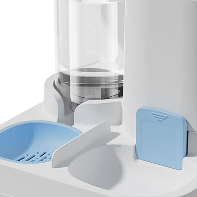 2-in-1 Auto Pet Feeder & Water Bowl, Removable For Easy Cleaning, Compact Food Station For Multiple Pets, Cats Or Small Dogs_voghion.com