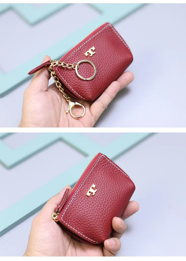 Fashion hot style kohudar läppstift liten väska multifunktionsnyckelväska mini myntväska levande välfärd korthållare i äkta läder_voghion.com