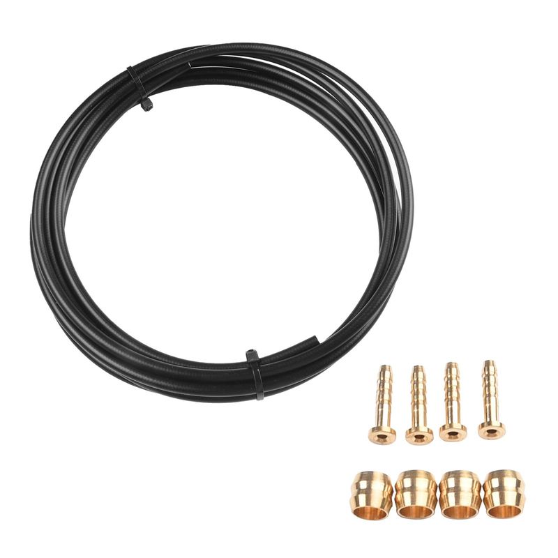 Präzisionsgefertigter Fahrrad-Hydraulikschlauch SMBH59BH90, Olive und Anschlusseinsatz, Set 2, 5 m, für Shimano-Bremssystem_voghion.com