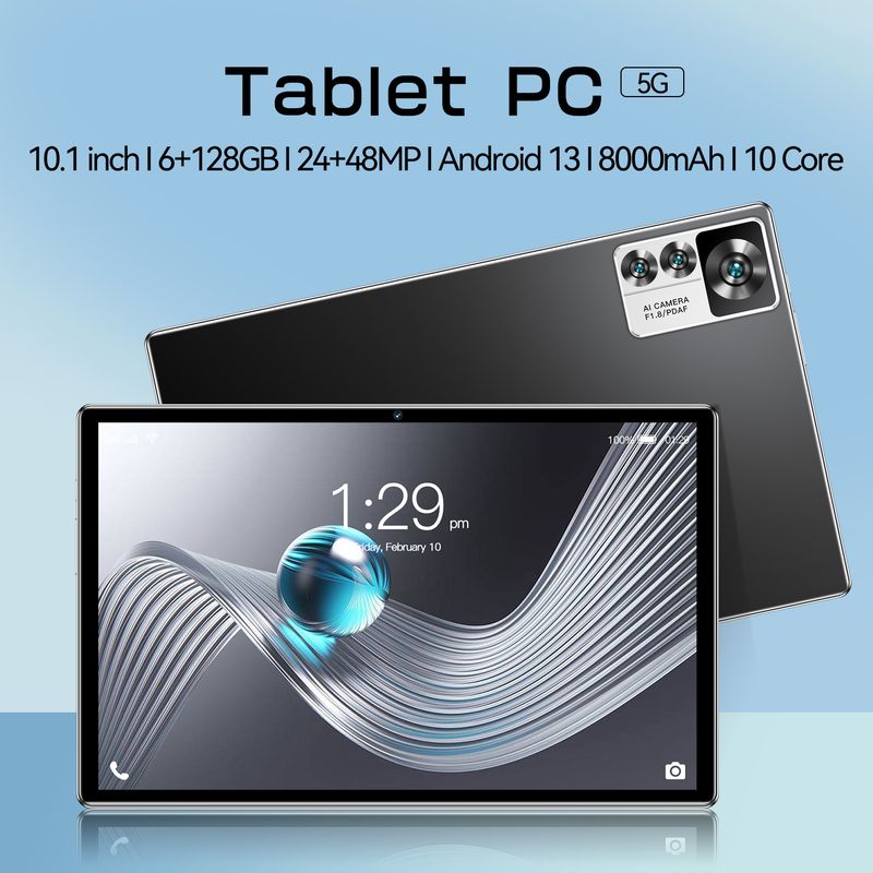 10.1 Inch Android Tablet - 4G LTE, 4GB RAM, 64GB Storage, HD Display, WiFi, Bluetooth, Kids & Learning Mode_voghion.com