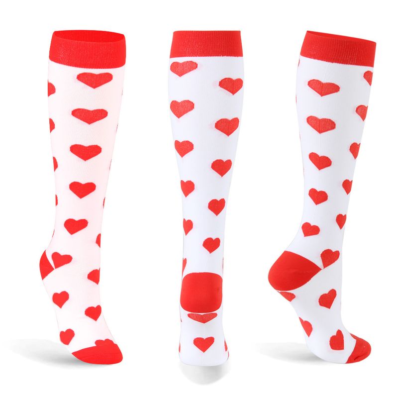 Performance Compression Socks For Running & Sports - High Cushion Nylon Athletic Sock(Unisex, 200+ Color Patterns, Sizes S/M & L/XL)_voghion.com