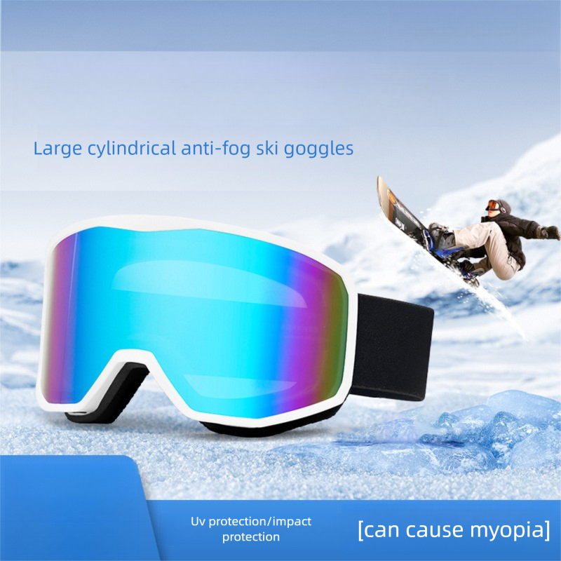 2025 New Outdoor Spherical Goggles Skiing Protective Double Layer Anti-Fog Unisex Ski Glasses_voghion.com