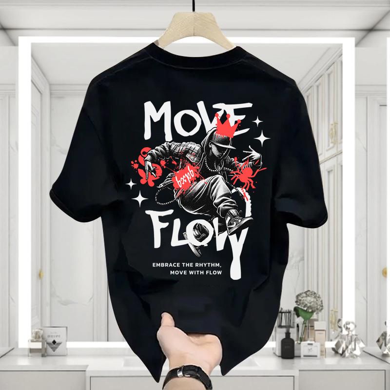 Helt ny sommer-T-shirt med korte ærmer og trendy tøj til mænd_voghion.com