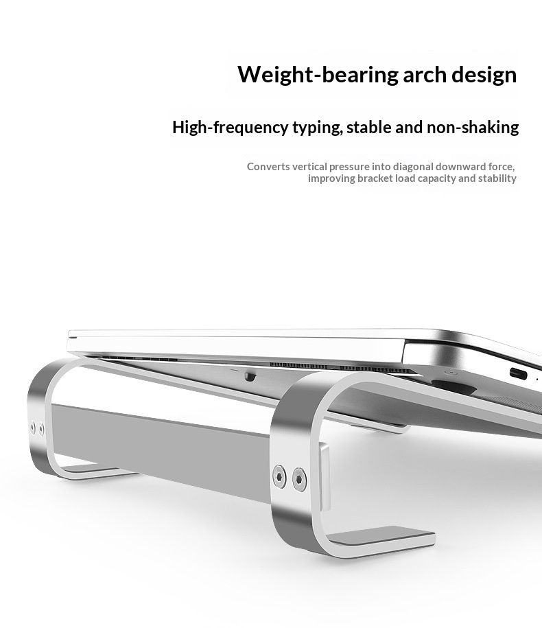 NeoGear NeoGear Metron Supporto portatile per laptop con raffreddamento da tavolo in lega di alluminio_voghion.com