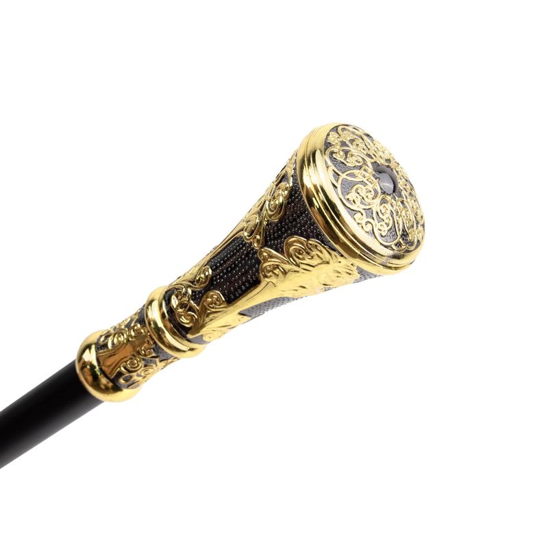 Neu Heiß-Verkauf Metall Luxus Zivilisierten Britischen Gentleman Cane Bühne Leistung Prop Gesang Wettbewerb Handheld_voghion.com