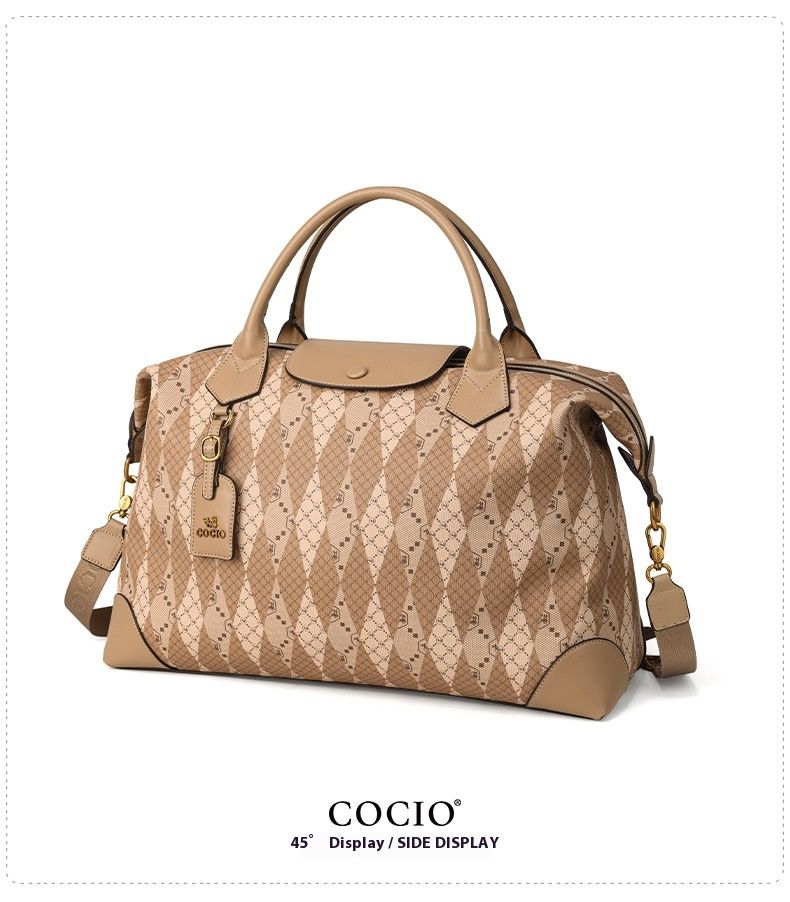 KingTo Large Travel Duffle Bag Trendy Weekender Overnight Bag For Women - Carry On Tote For Gym, Luggage, Sports Outdoors_voghion.com