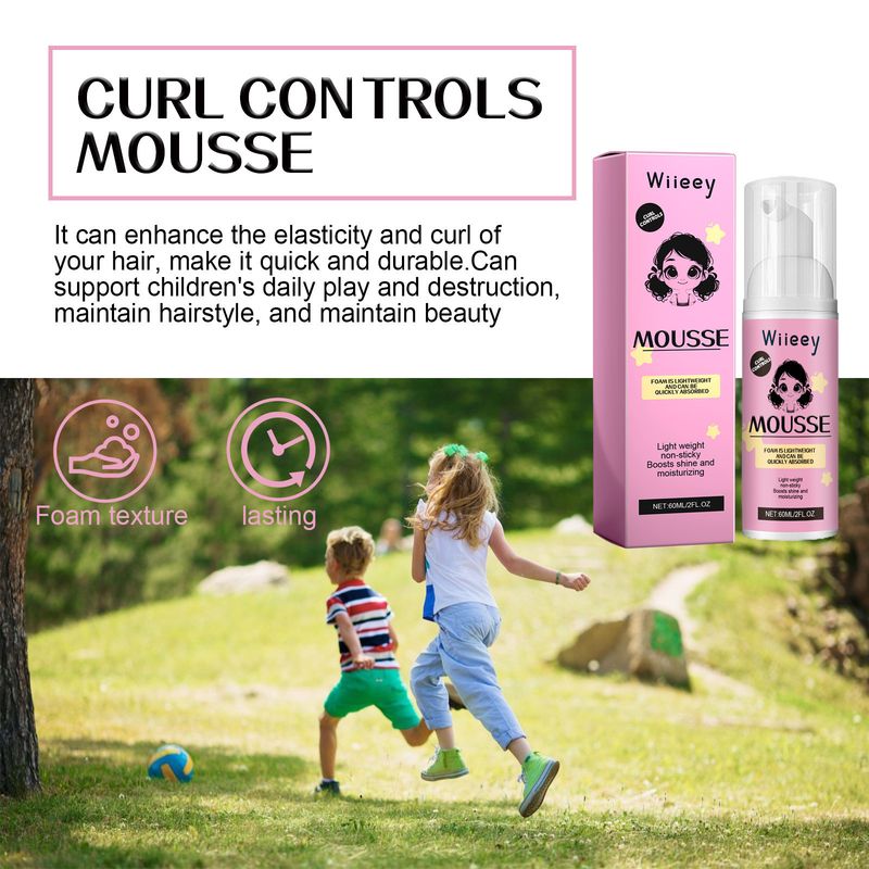 Styling-Schaum-Mousse, Anti-Frizz, duftend, feuchtigkeitsspendend, flauschiges Elastin, um Locken und Styling-Mousse zu erhalten_voghion.com