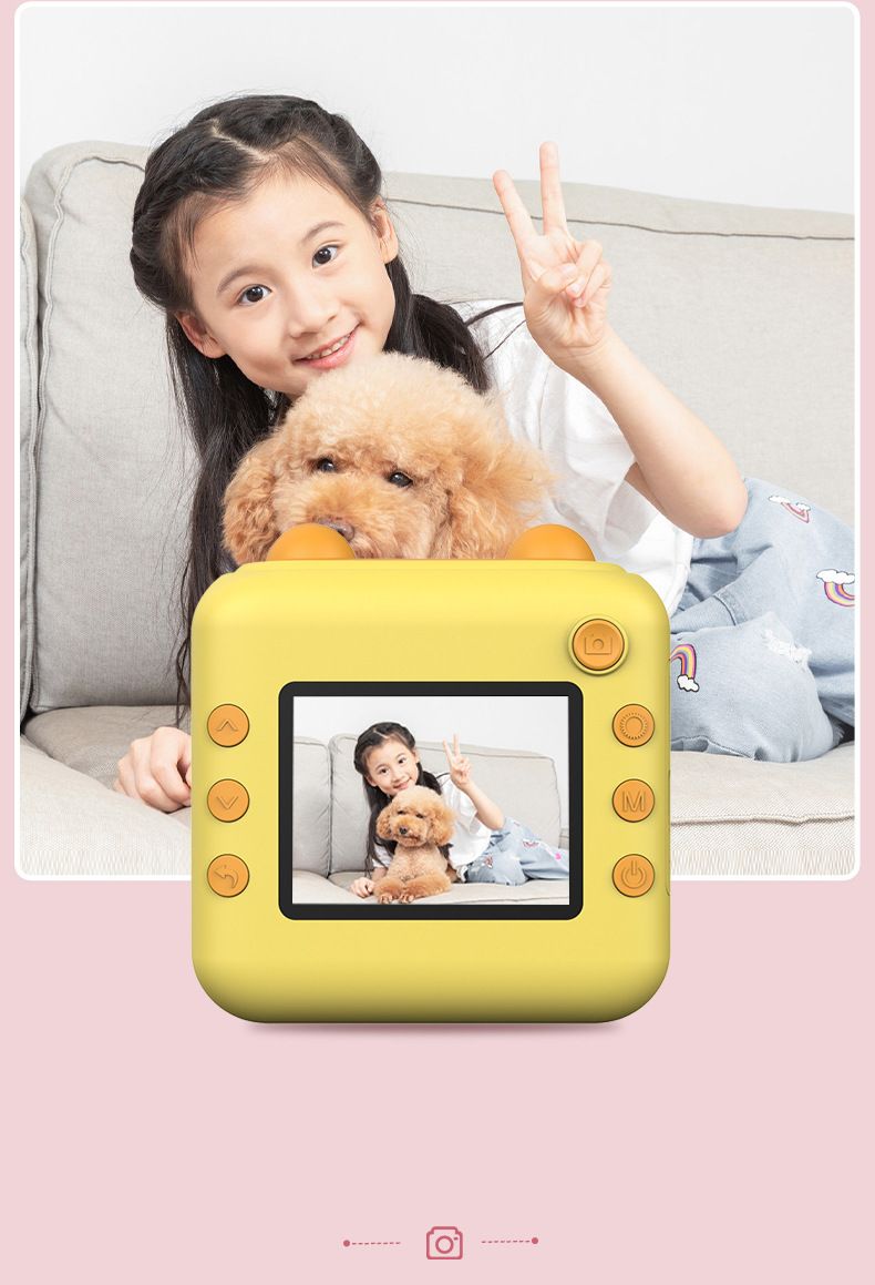 Hot Seller Mini Polaroid-Print Camera For Children, High-definition Shooting, Multifunctional Digital SLR Wholesale, Gifts._voghion.com
