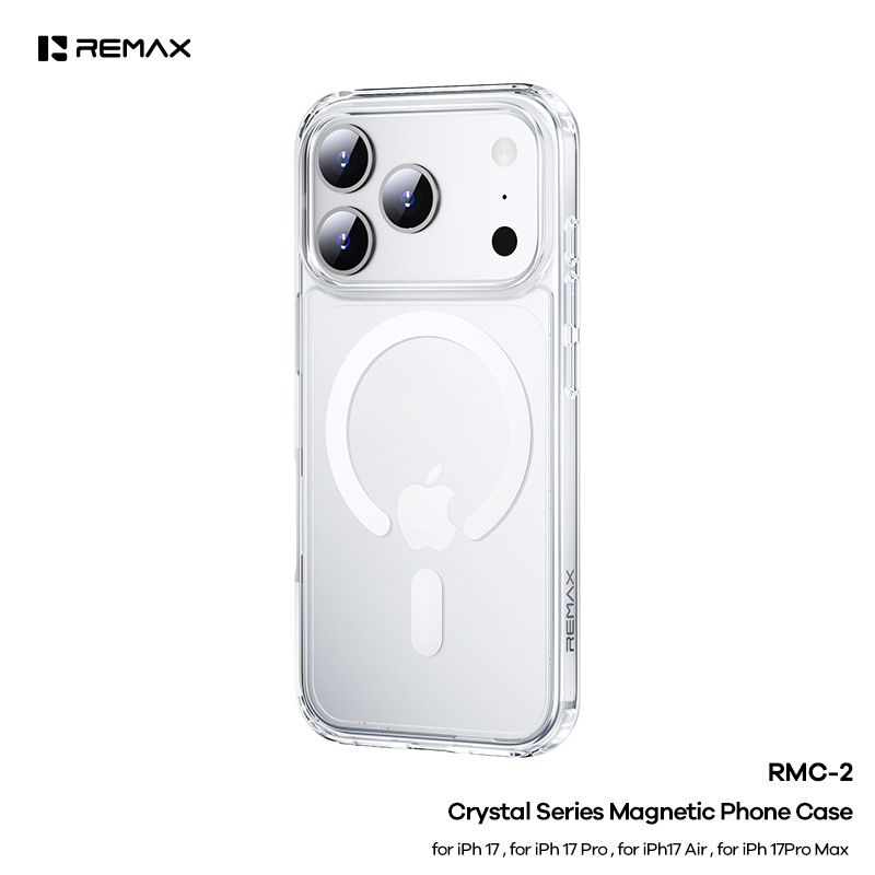 Remax New Product Is Suitable For Apple 17 Series Transparent Magnetic Mobile Phone Case IPhone17 Protective Case TPU Soft Case_voghion.com