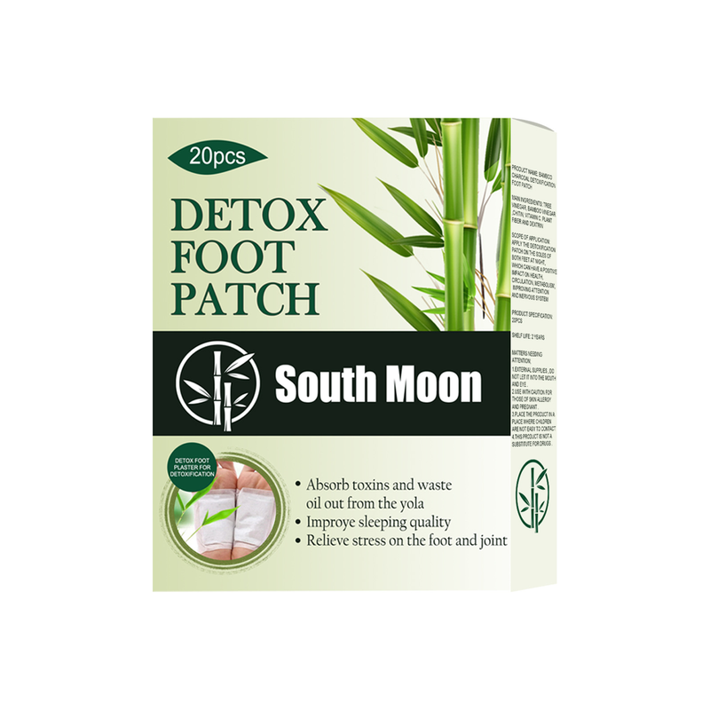 Natural bamboo charcoal foot patches remove toxins, improve headaches and back pain, help sleep and relieve stress_voghion.com