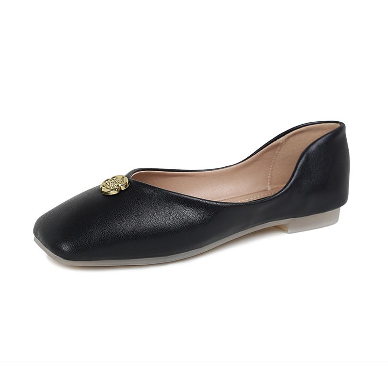 563 Huidong County Daling Yixin Da Casual Camellia Flat Women's High-End Soft Sole Single Shoes_voghion.com