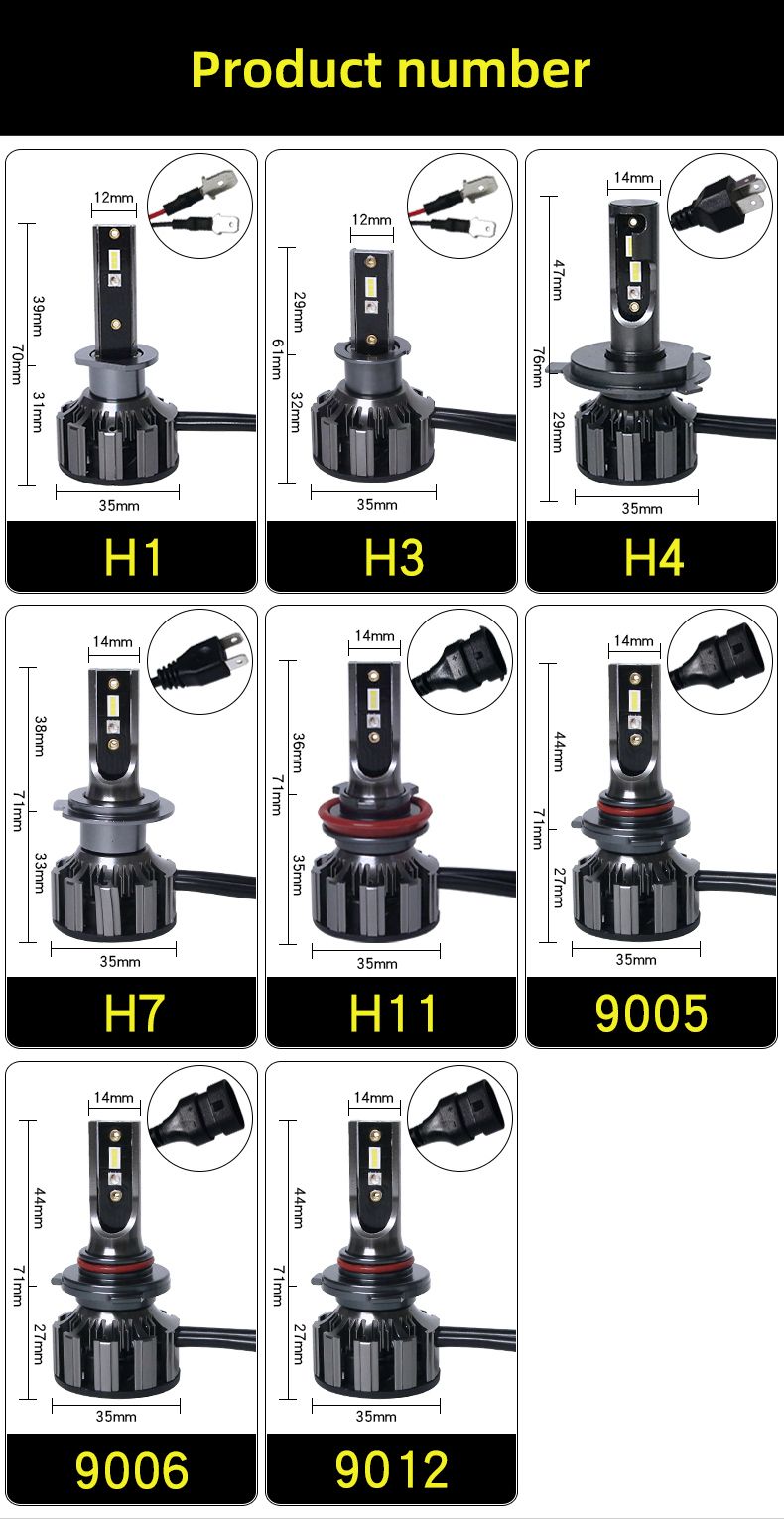 2x 90W H4 H7 LED Lampada per fari auto Halo H8 H9 H11 9005 9006 Lampadina per fari auto a LED RGB App Controllo Bluetooth_voghion.com