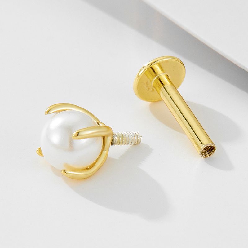 Gioielli da donna in argento sterling 925 con diamanti geometrici, opale, testa piatta, orecchini piercing per il corpo, gioielli di moda_voghion.com