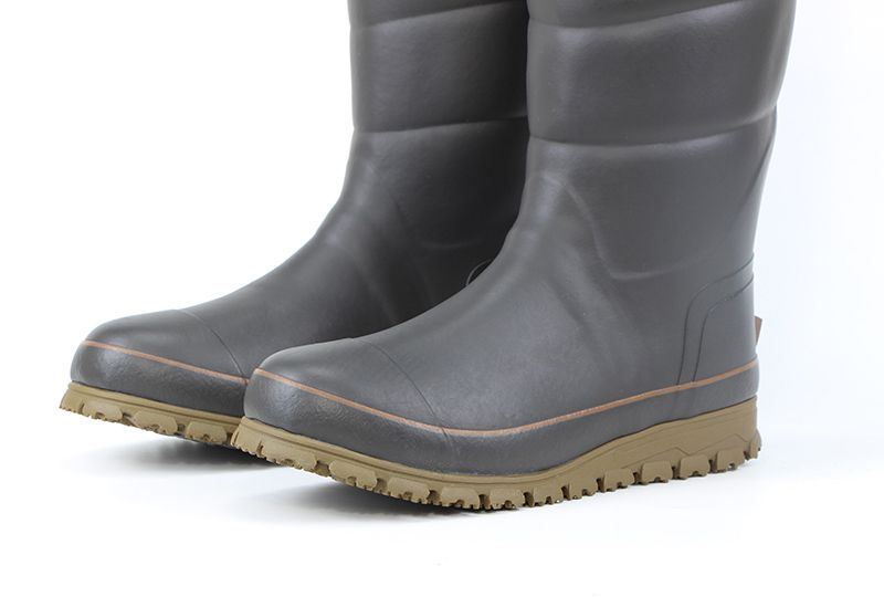 Warm High-End Solid Color Natural Rubber Fishing Rain Shoes_voghion.com