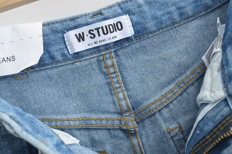 Jeansrock mit Schlitz vorne für Damen, neuer Retro-Hot-Girl-Stil, hohe Taille, schmaler, hüftgewickelter Midirock_voghion.com