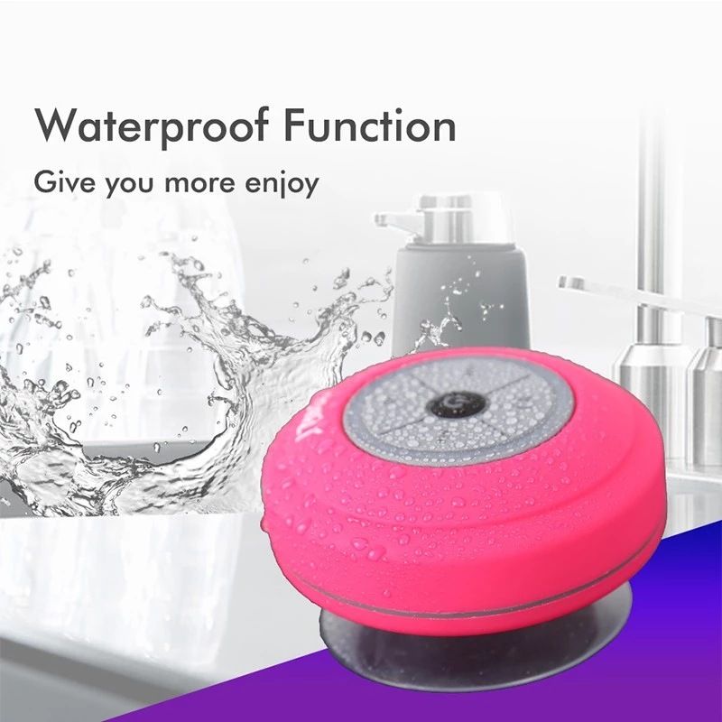 Taşınabilir Hoparlörler Açık Hava Banyo Araba Mini Taşınabilir Hoparlör Işık Büyük Vantuzlu Q9 Su Geçirmez Kablosuz Bluetooth Hoparlör_voghion.com