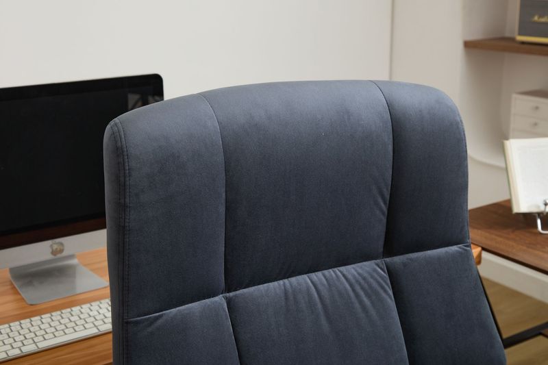 Big And Tall Office Chair 500lbs With Adjustable Lumbar Support, Fabric Executive Computer Chair With 2D Flip-up Armrests, Ergonomic Chair Quiet Rubber Wheels, Extra Wide Seat, Adjustable Headrest_voghion.com