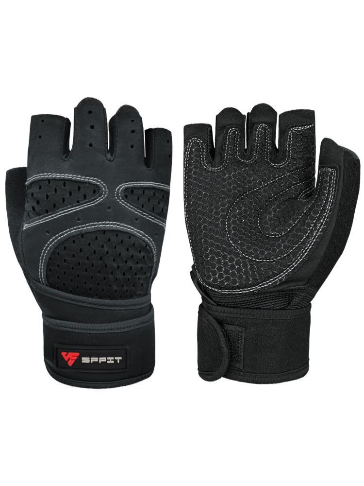 Fitness per uomo, palmo antiscivolo, supporto rinforzato, polsiera 2 in 1 per uomo, barra per trazioni, manubrio, kettlebell, guanti sportivi_voghion.com