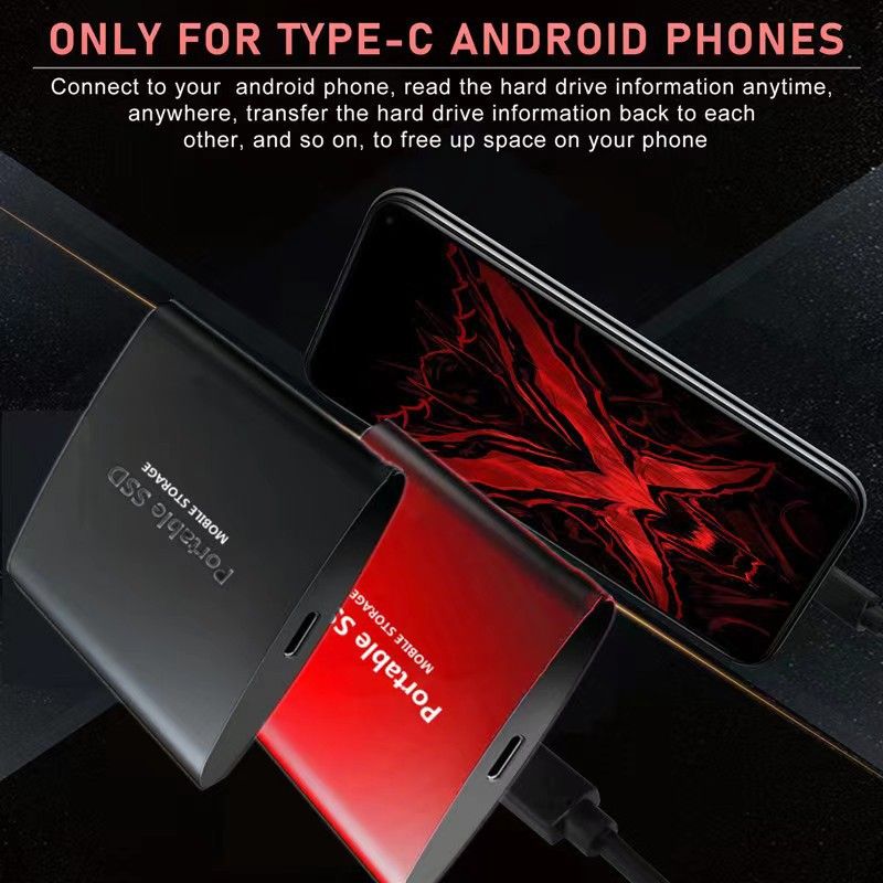 Kiire tahkis-mobiilne kõvaketas 16TB 6TB 2TB äsja täiendatud väline SSD tarnitakse samal päeval._voghion.com