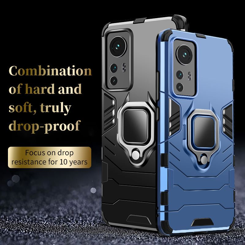 Armor Kickstand Schokbestendige Case Voor Xiaomi 12 Lite 12X 12 9T 10T 11 11T Pro 11i 9 11 Lite 5G NE A2 A3 Lite Ringhouder C_voghion.com