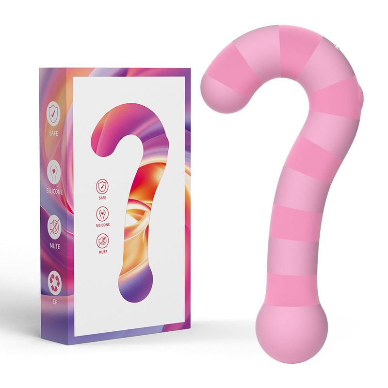 Eros Lab Question Mark Vibrator Multi-Point Stimulation Dual-Head Masturbation Stick APP Control Silicone Rechargeable Massager_voghion.com
