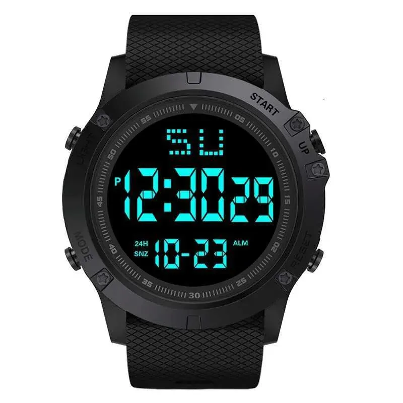 Orologio elettronico da uomo sportivo multifunzione militare impermeabile luminoso LED digitale per bambini con quadrante grande M250731_voghion.com