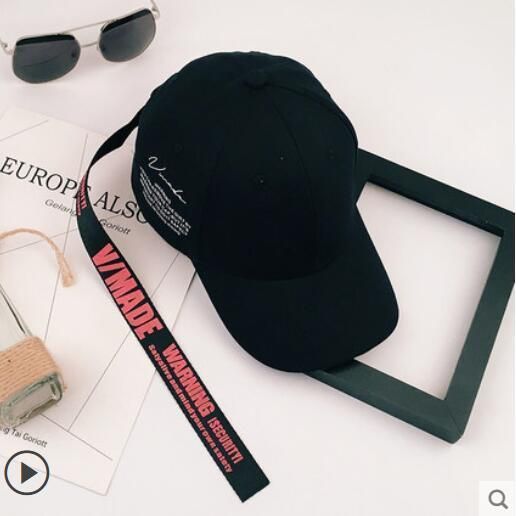 Punk Long Strap Unisex Cat Ears Donna Streamer Uomo Marchio Designer Cappelli Hip Hop Baseball Cap_voghion.com