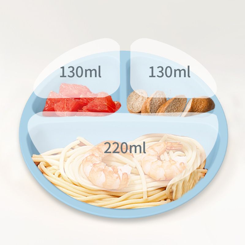 Gıda Sınıfı Silikon Çocuk Yemek Takımı Bebek Mama Kabı Vakumlu Tabak Pipetli Bardak Ahşap Kaşık Çatal Çocuk Sofra Takımı Yürümeye Başlayan Çocuk_voghion.com