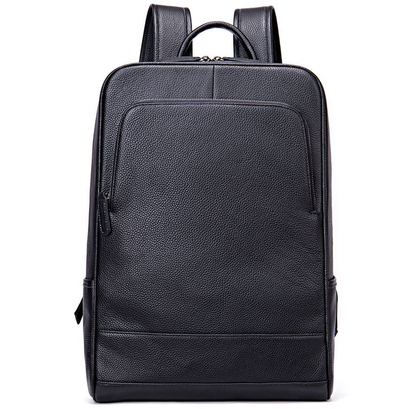 2025s High-End Business Casual Top Layer Cowhide Laptop Bag Large Capacity Fashion Genuine Leather Men's Backpack_voghion.com