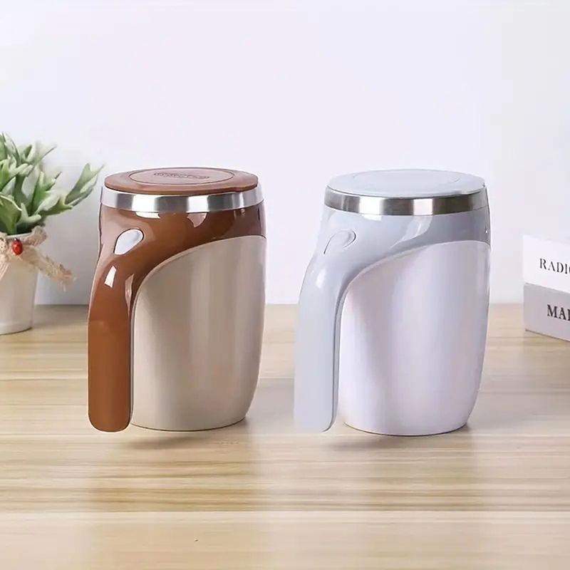 Rechargeable Magnetic Mixing Cup - Waterproof Automatic Coffee Stirrer For Office/Travel, BPA-Free, EU Certified_voghion.com