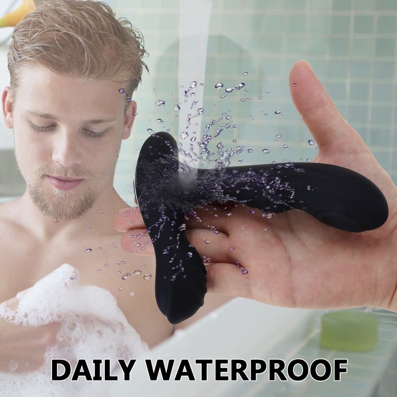 Afstandsbediening met 12 vibratiestanden voor mannen en vrouwen, drukontlasting, G-spot anale plug-massage voor volwassenen_voghion.com