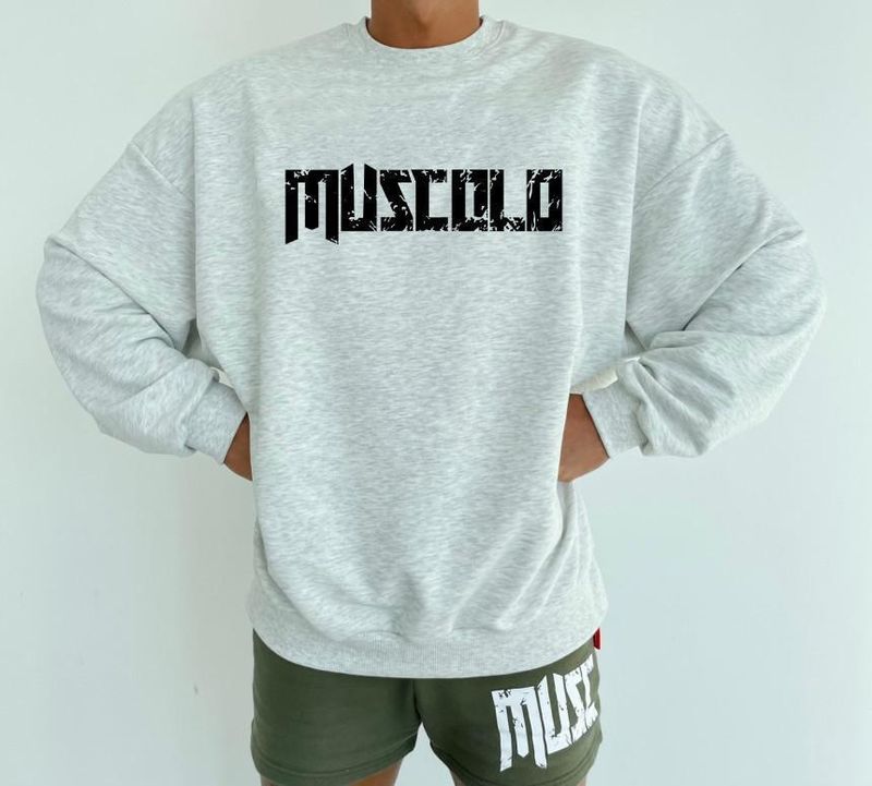 Sonbahar ve Kış Yuvarlak Yaka Fitness Koşu Antrenmanı, Uzun Kollu Alt Gömlek, Brother Pamuklu Spor Sweatshirt, Erkek_voghion.com