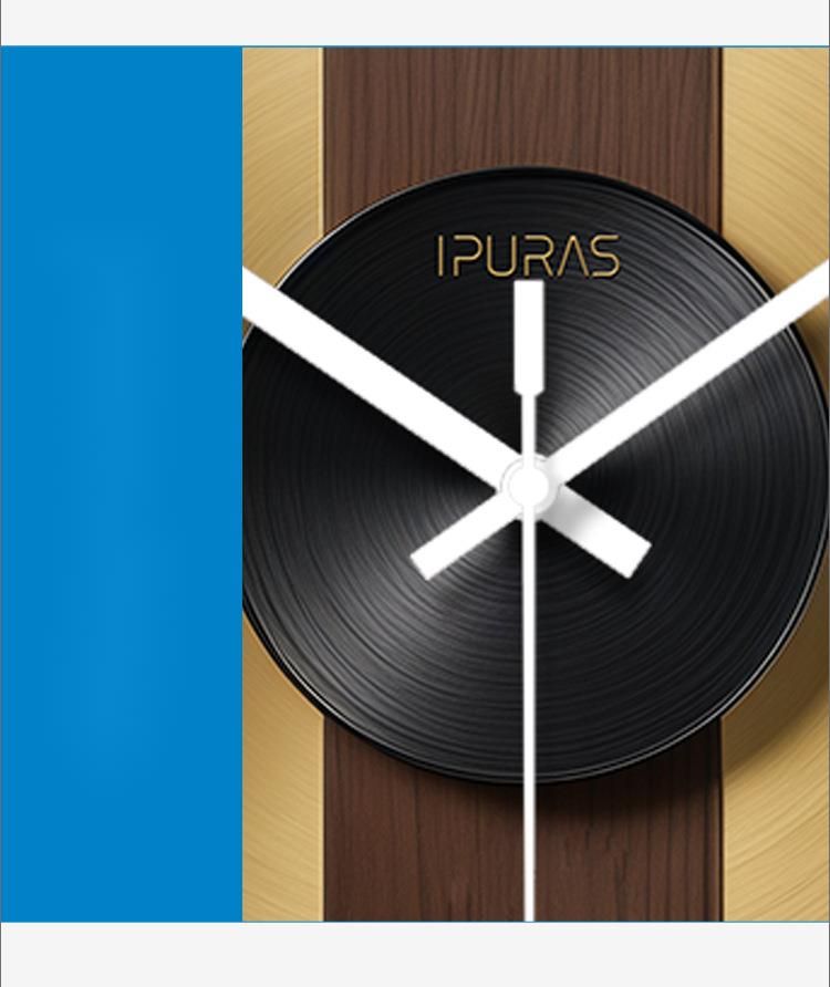 Yipula 7080 Modern Light Luxury European Style Living Room Creative Simple Home Fashion Elegant Wall Clock_voghion.com