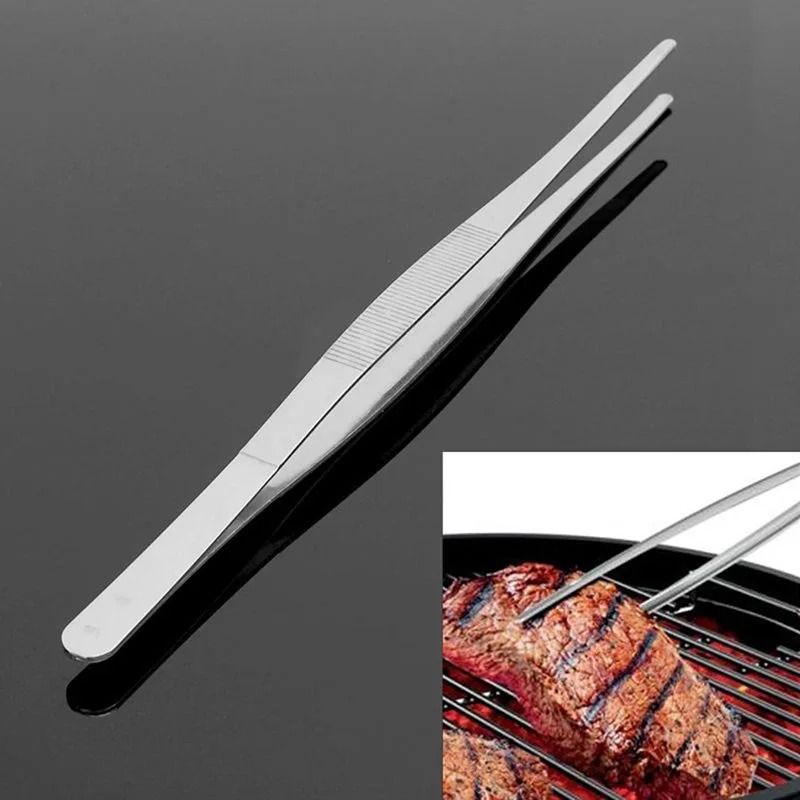 Multifunktions-Grillzange, Lebensmittelzange, Lebensmittelclip, Küchenhelfer, Edelstahl, Churrasco-Pinzette, Clip, Buffet, Grillwerkzeug_voghion.com