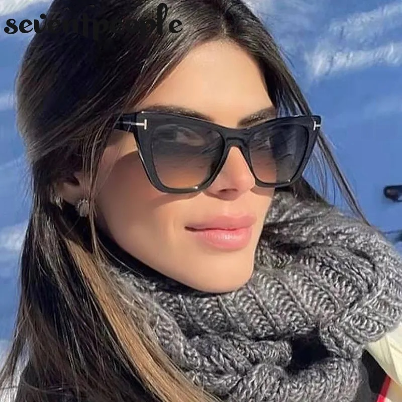 Fashion Vintage Small Cat Eye Sunglasses Women Designer Retro Cateye Sun Glasses for Ladies New Fashion Square Sunglass Female_voghion.com