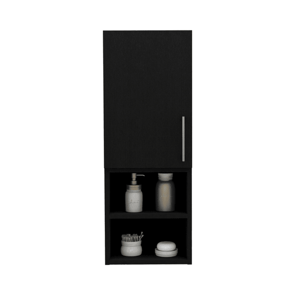 Cairo Medicine Single Door Cabinet, Two External Shelves, Two Interior Shelves_voghion.com