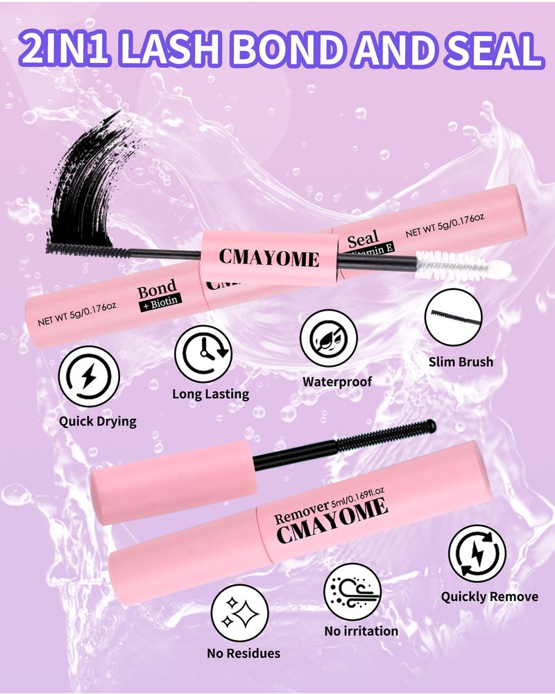 Cross border foreign trade 590 clusters of colorful thick D curved single cluster false eyelashes set 10 18mm DIY segmented eyelashes_voghion.com
