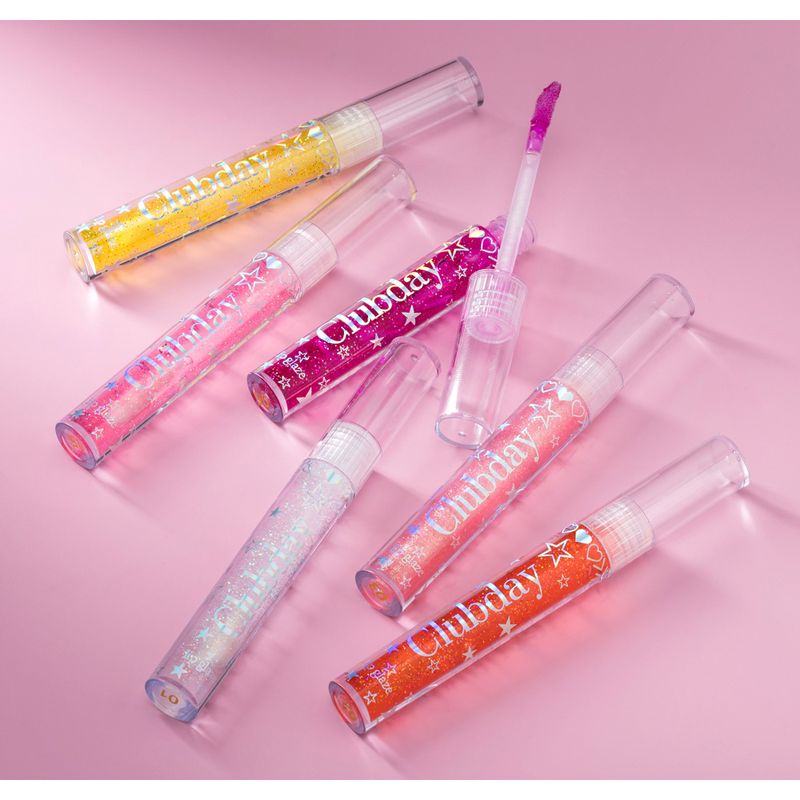 Aceite labial hidratante Clubday - Acabado brillante tipo espejo, brillo labial hidratante con ácido hialurónico_voghion.com