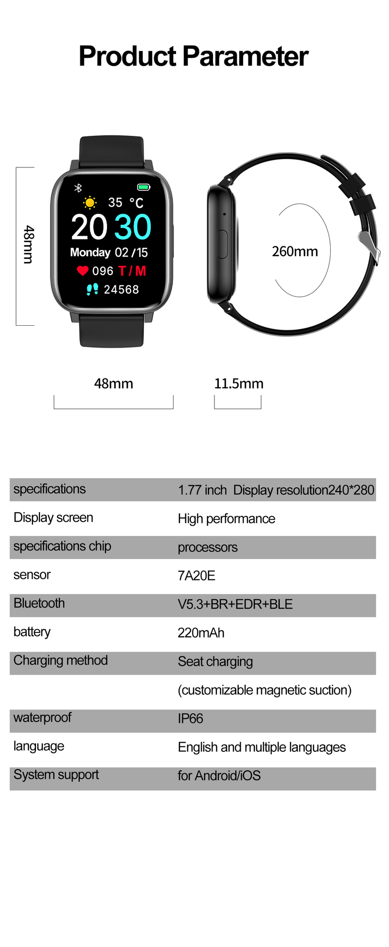 New H9 Smart Watch Health Monitoring Bluetooth Call Watch Sports Heart Rate Blood Oxygen_voghion.com