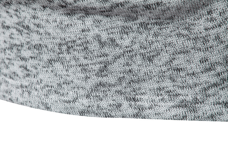 2024 New European size hollowed out placket with zipper design for men's high neck bottom T-shirt hoodie_voghion.com