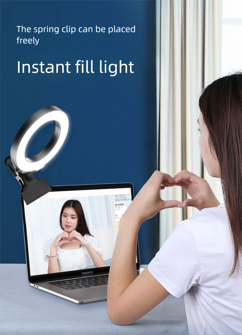 Fill Light Live Streaming Adjustable Tripod Shooting Tool Multifunctional Phone Holder Desktop Stand_voghion.com