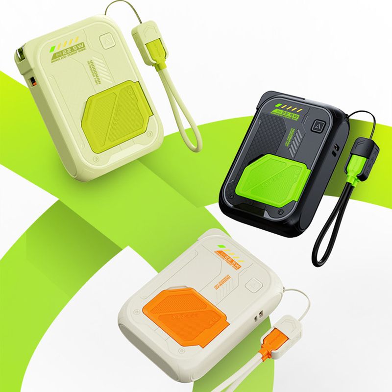 20000 MAh Portabl Bank, Wirlss Magntic Powr Bank With USB-C Cabl, Fast Charging Extrnal Battry For Samsung_voghion.com