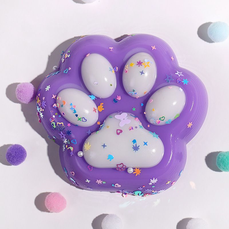 Foam Squishies Soft Plush Cat Claw Blind Bag Pinch Music Decompression Toy Decompression Artifact Decompression Card Bag Pinch Music_voghion.com