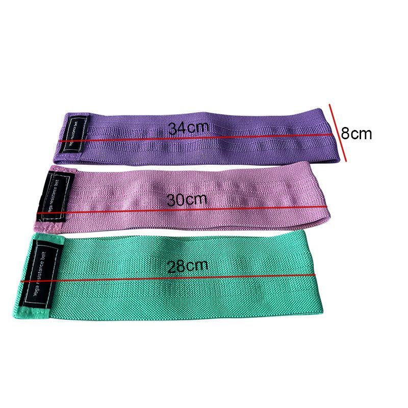 Fascia di resistenza per yoga e squat in cotone, anello per glutei, anello per glutei, fascia elastica per squat e fascia di tensione_voghion.com