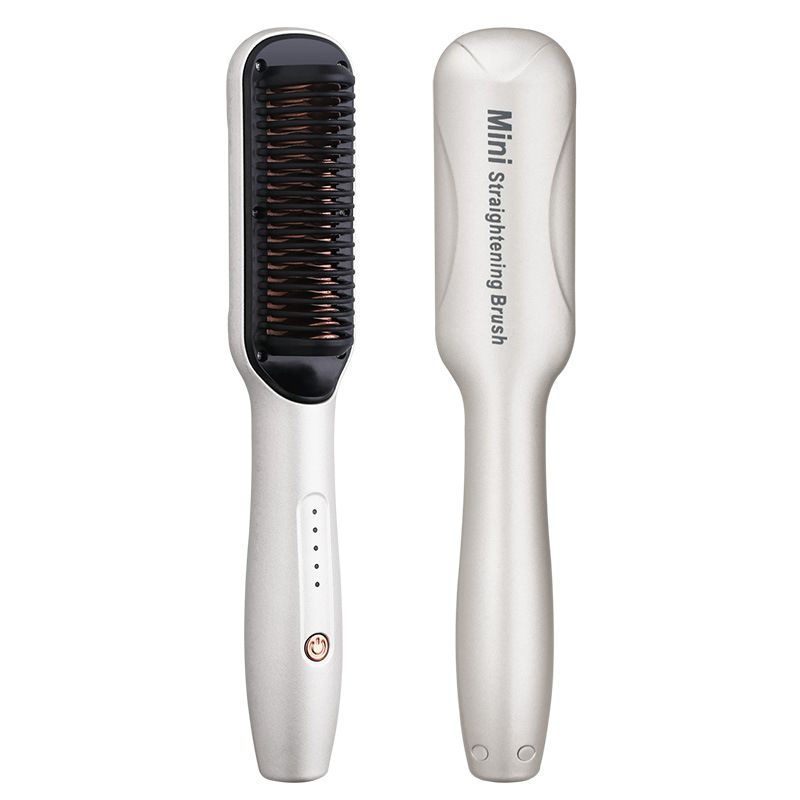 Piastra per capelli in ferro con spazzola elettrica calda in ceramica_voghion.com