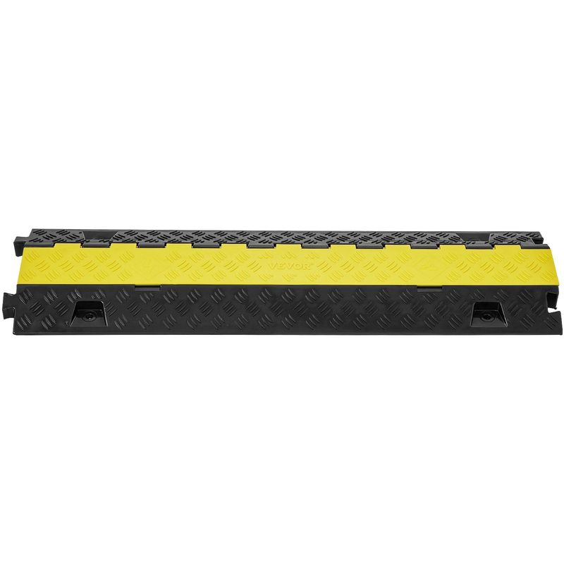 VEVOR 5PCs Cable Protector Ramp 2Channel 22000lbs Load TPU Wire Cable Cover Ramp_voghion.com