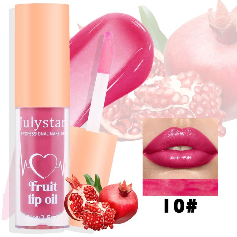 Julystars meistverkaufter fruchtiger Lipgloss in 20 Farbtönen – feuchtigkeitsspendendes, wässrig-transparentes thermochromes Perlen-Lippenöl für individuellen Glanz_voghion.com