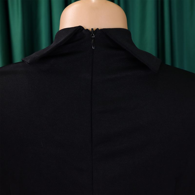 Női ruházat Divat Temperamentum Magas Derékú Bankett Nagy Swing Szoknya Elegáns Estélyi Ruha_voghion.com