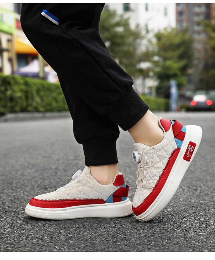 Children's Shoes Spring And Summer New Children's Sports Shoes Rotating Buttons For Middle And Large Children Spring Boys Trendy Brand_voghion.com